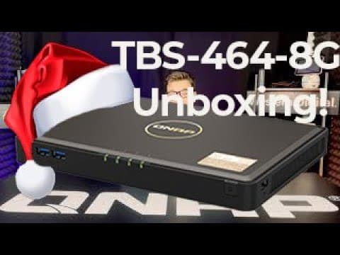 QNAP Unboxing TBS-464-8G & Christmas Giveaway Details