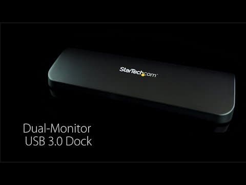 Dual-Monitor USB 3.0 Docking Station - USB3SDOCKHDV | StarTech.com