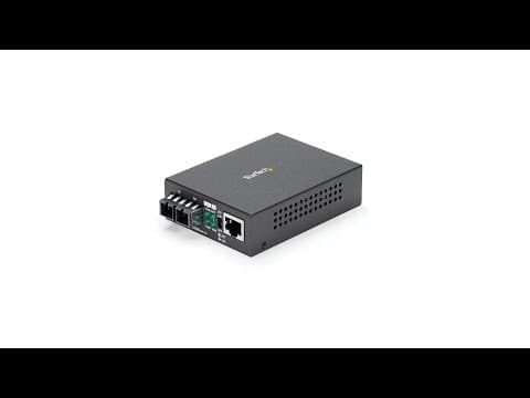 Gigabit Ethernet to SC Fiber Media Converter - MCMGBSCSM10 | StarTech.com
