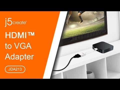 JDA213 HDMI to VGA Adapter