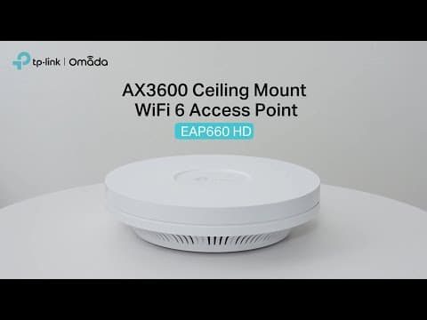 AX3600 WiFi 6 Access Point for High-Density Environments | TP-Link EAP660 HD