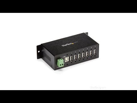 7-Port Industrial USB 2.0 Hub with ESD & 350W Surge Protection - ST7200USBM | StarTech.com