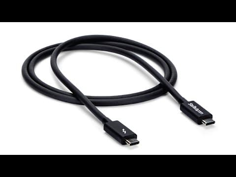 1m Thunderbolt 3 (20Gbps) USB-C Cable - TBLT3MM1M | StarTech.com