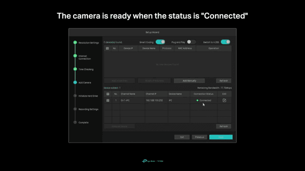 How to Setup Tapo Wireless Camera with VIGI NVR