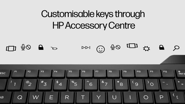 HP Multi-Device Bluetooth Keyboard (Black) - Product Demo Video - English for EMEA