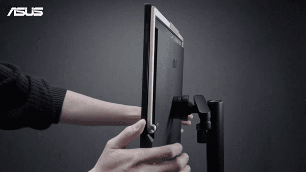 ASUS ZenScreen MB249C C-Clamp Arm and Partition Hook Setup