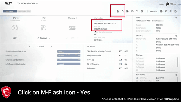 HOW-TO Update BIOS in Click BIOS X Using M-Flash