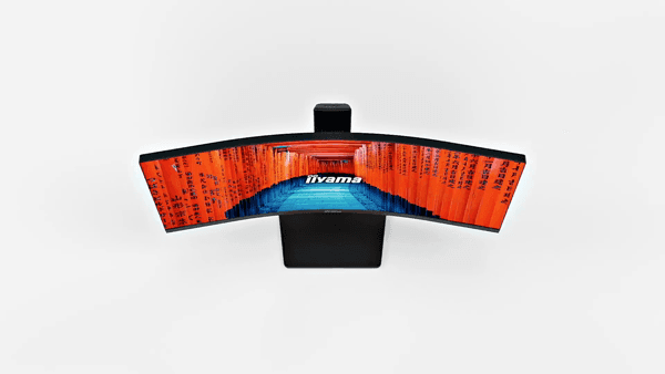 Curved for immersive viewing