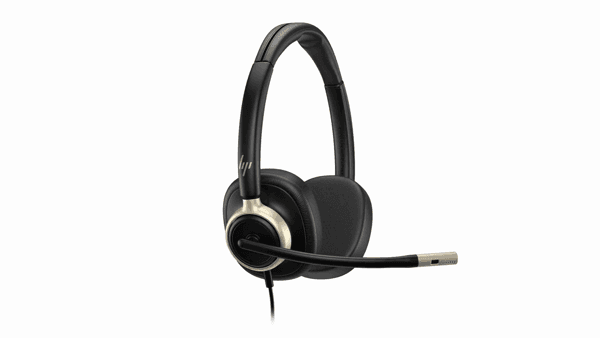 HP Poly Mission 825 USB Headset Stereo 360-Spin Video