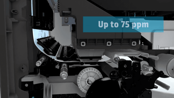 Inside an HP PageWide Printer