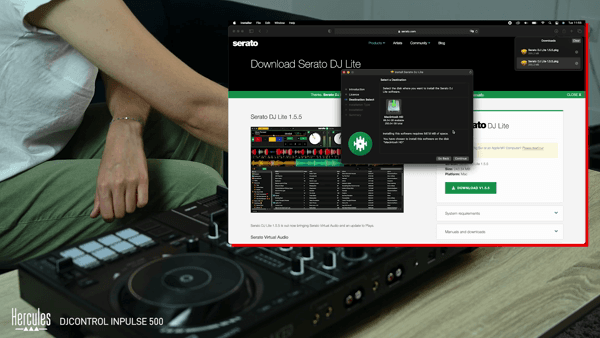 DJControl Inpulse 500 - unbox & install