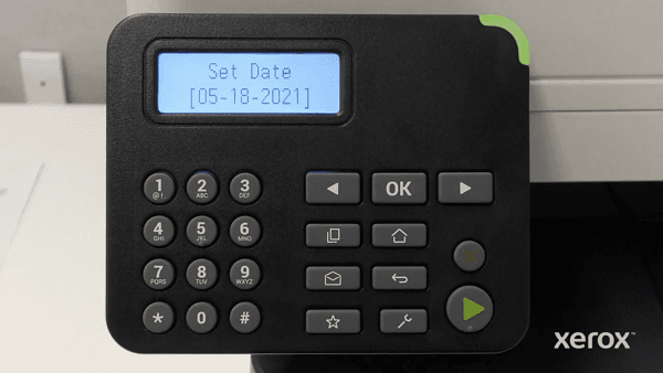 Xerox B225 Multifunction Printer: Power On and Wi-Fi Setup