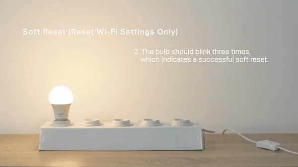 How to Reset a Tapo Smart Wi-Fi Light Bulb (Tapo L510/L520/L530) | TP-Link