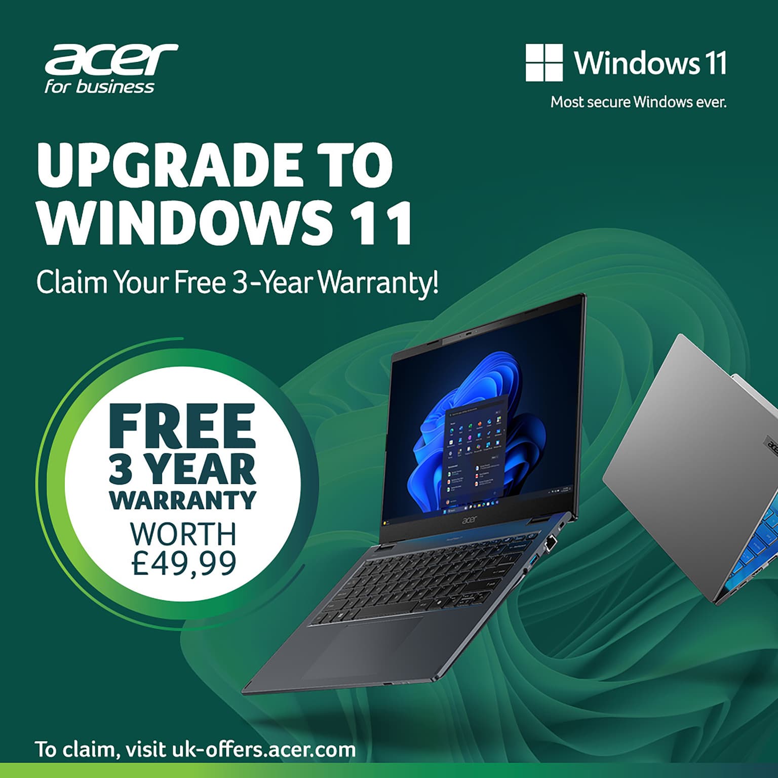 Acer Veriton 2000 (VZ2524G) Intel Core Ultra 5 125U, 8GB, 512GB SSD, 23.8" Full HD, Win11Pro All-in-One Desktop