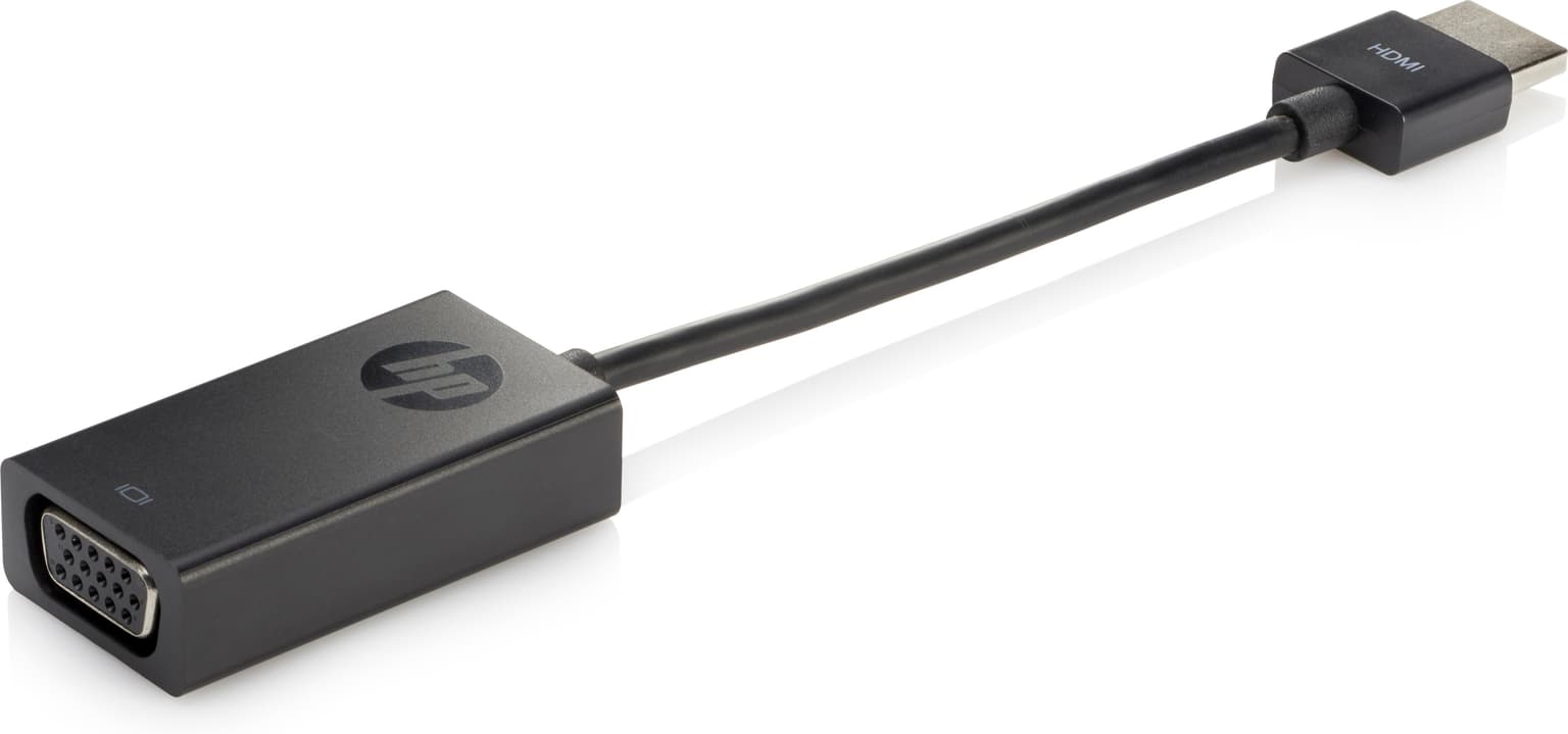 HP HDMI to VGA Cable Adapter VGA (D-Sub) HDMI Type A (Standard) Black