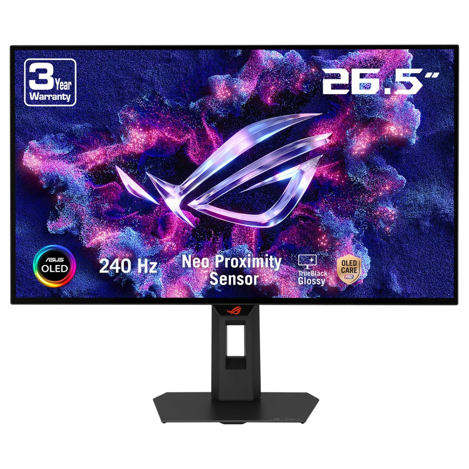 ASUS ROG Strix OLED XG27AQDMGR computer monitor 67.3 cm (26.5") 2560 x 1440 pixels Quad HD Black