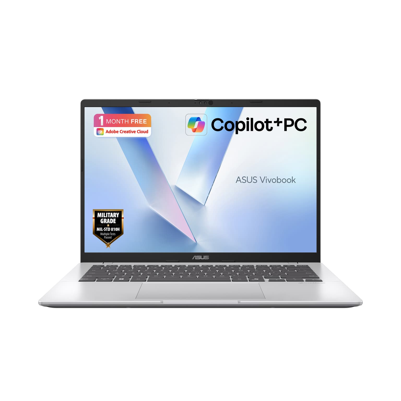 ASUS Vivobook 14 X1407AA-LY001W Copilot+ PC Intel Core Ultra 5 325 Laptop 35.6 cm (14") WUXGA 16 GB DDR5-SDRAM 512 GB SSD Wi-Fi 6 (802.11ax) Windows 11 Home Silver