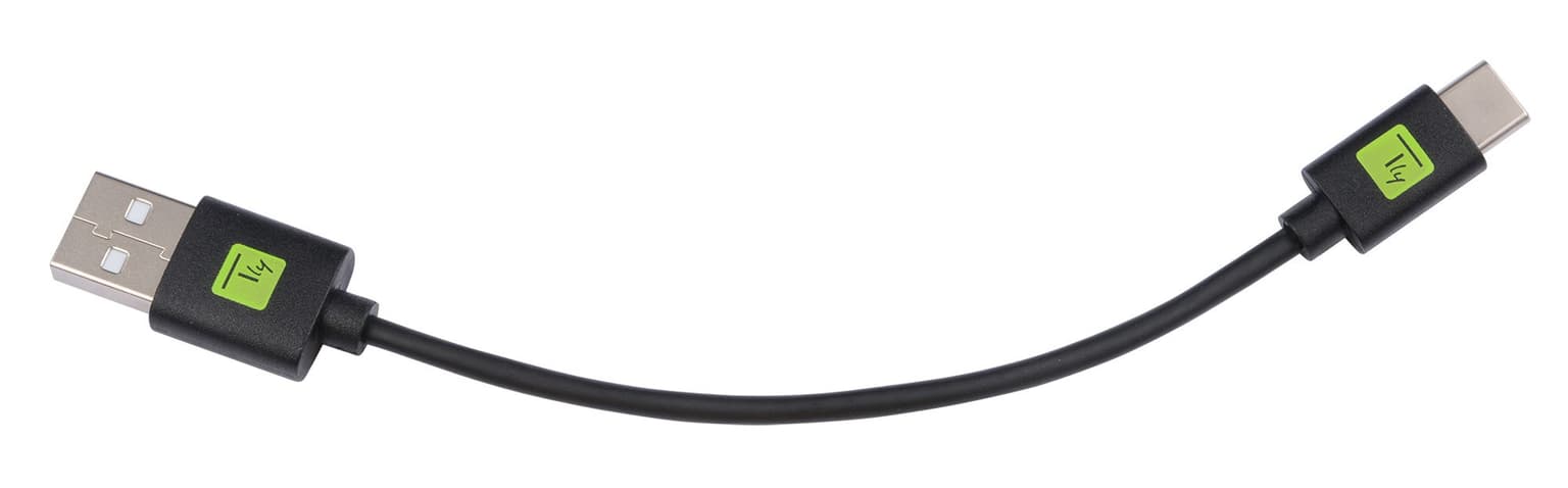 Techly ICOC MUSB20-CMAM01T USB cable USB 2.0 0.1 m USB A USB C 0.48 Gbit/s Black