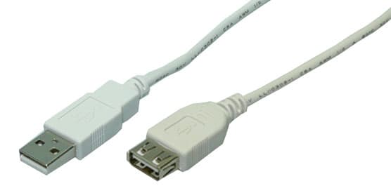 LogiLink USB 2.0 5m USB cable 0.5 m USB A 0.48 Gbit/s Grey