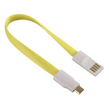 Hama 00136112 USB cable 0.2 m USB A Micro-USB B Blue, White