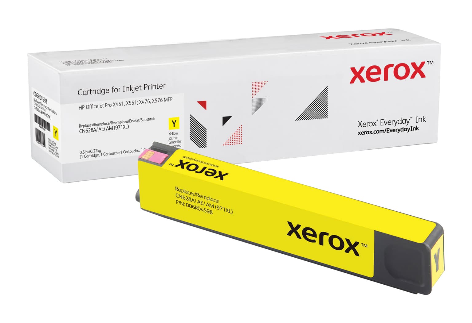 Everyday™ Yellow Toner by Xerox compatible with HP 971XL (CN628AE, CN628A, CN628AM), High capacity