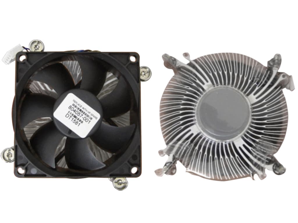 HP 804057-001 computer cooling system Processor Air cooler Black, Silver 1 pc(s)