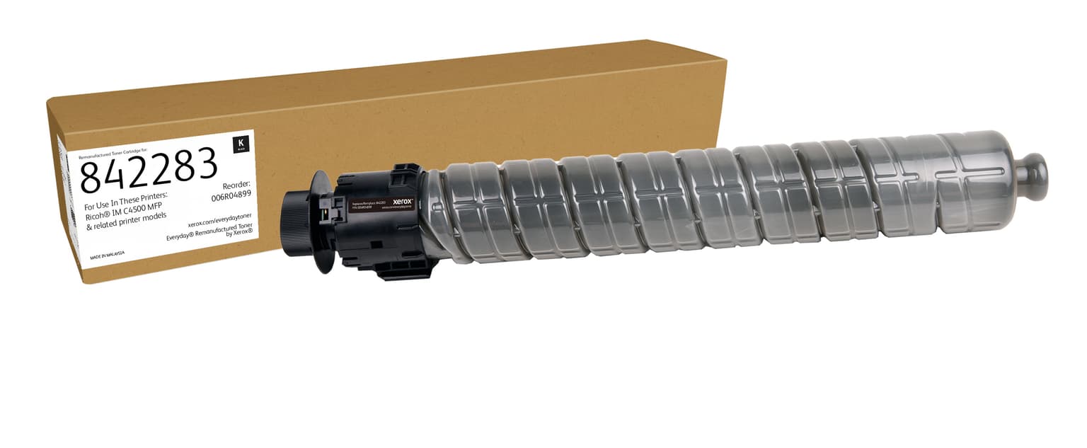 Everyday™ Black Remanufactured Toner by Xerox compatible with Ricoh 842283, Standard capacity