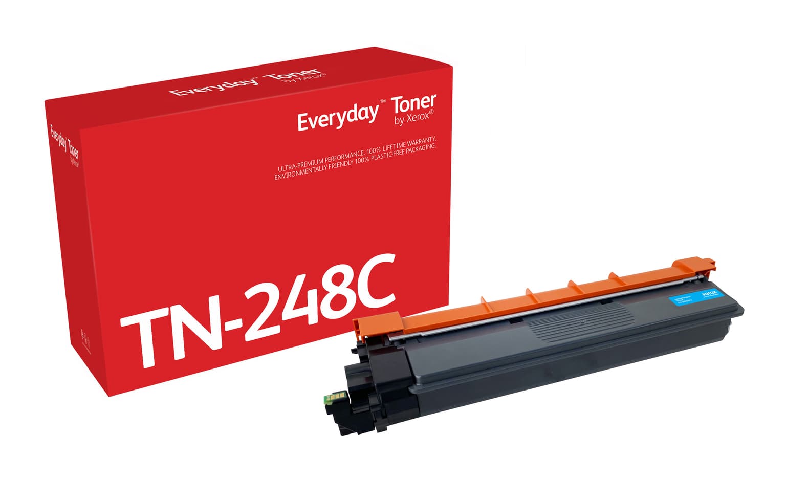 Everyday™ Cyan Toner by Xerox compatible with Brother TN248C, Standard capacity