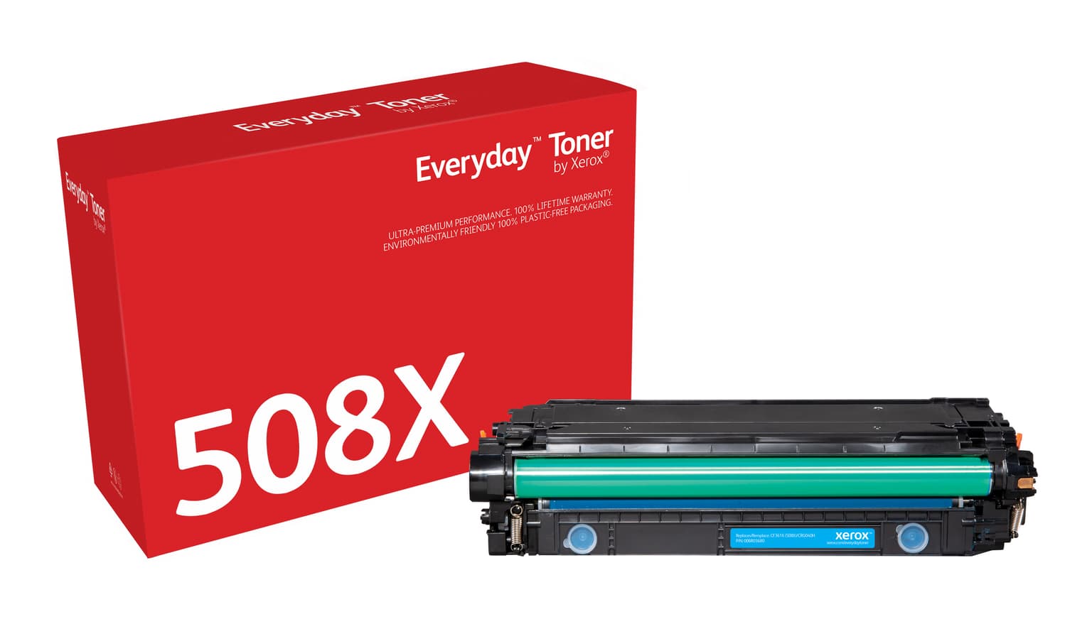 Everyday™ Cyan Toner by Xerox compatible with HP 508X (CF361X), High capacity