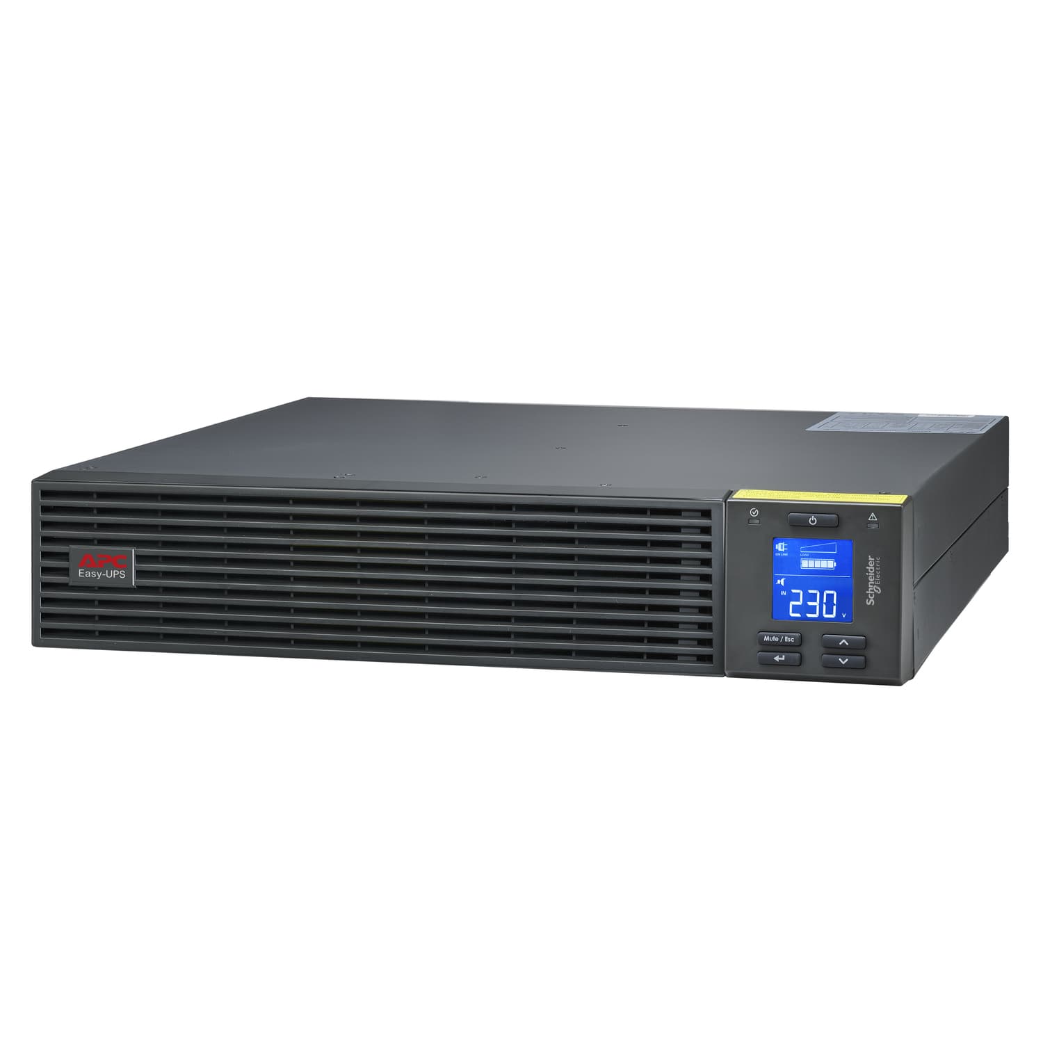 APC Easy UPS On-Line, 1000VA/900W, Rackmount 2U, 230V, 3x IEC C13 outlets, Intelligent Card Slot, LCD, W/O rail kit
