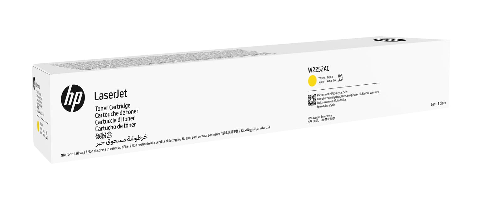 HP W2252AC Yellow Contract Original LaserJet Toner Cartridge