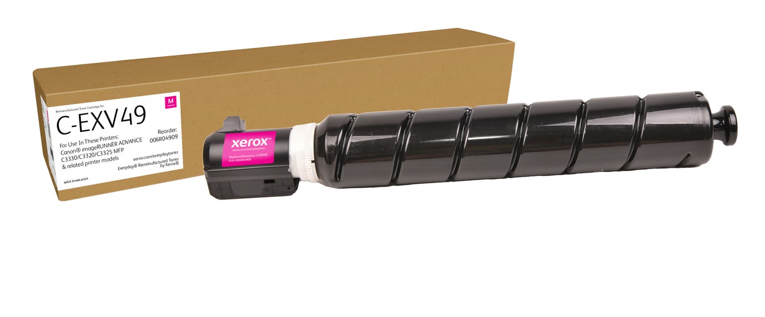 Everyday™ Magenta Remanufactured Toner by Xerox compatible with Canon C-EXV49 (8526B002), Standard capacity