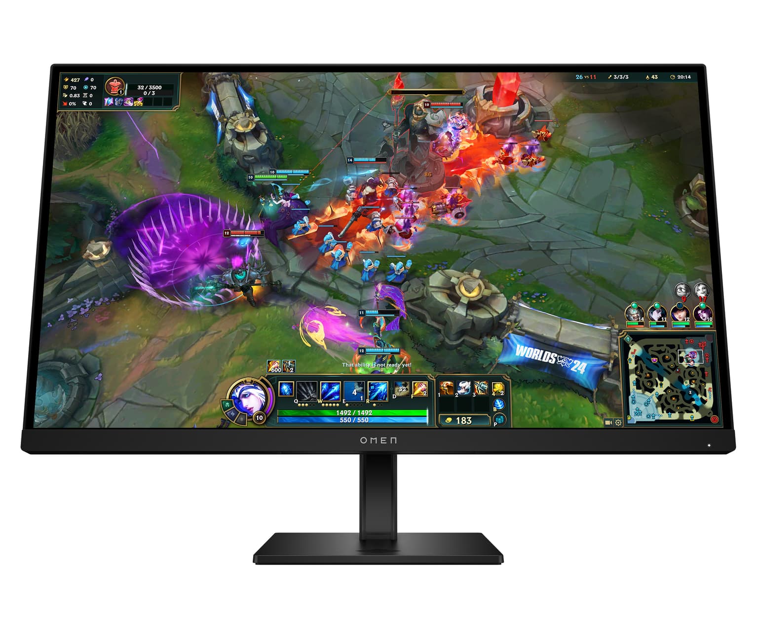 HP OMEN 27 inch QHD 280Hz Gaming Monitor - 27qs G2