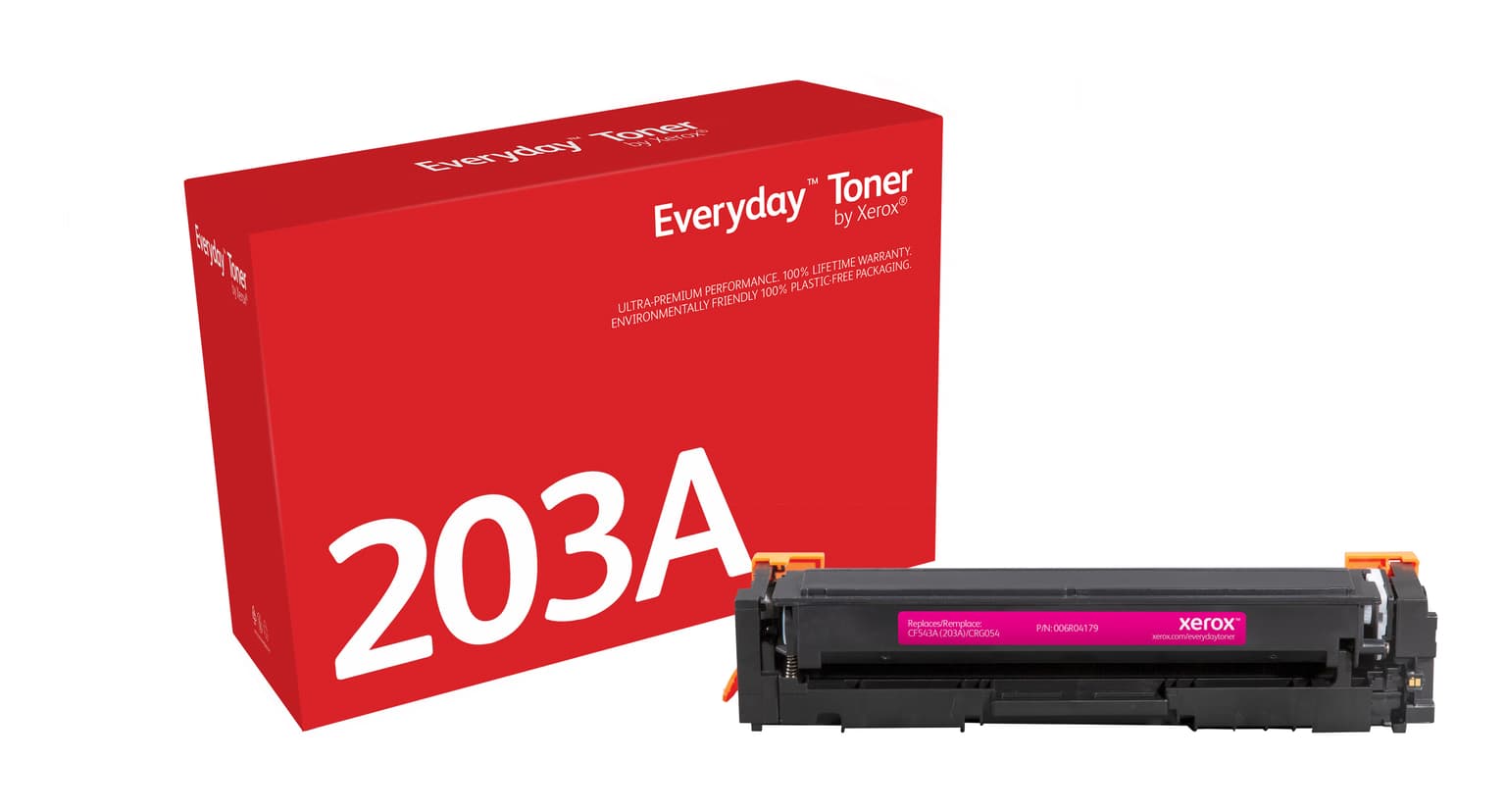 Everyday™ Magenta Toner by Xerox compatible with HP 203A (CF543A), Standard capacity