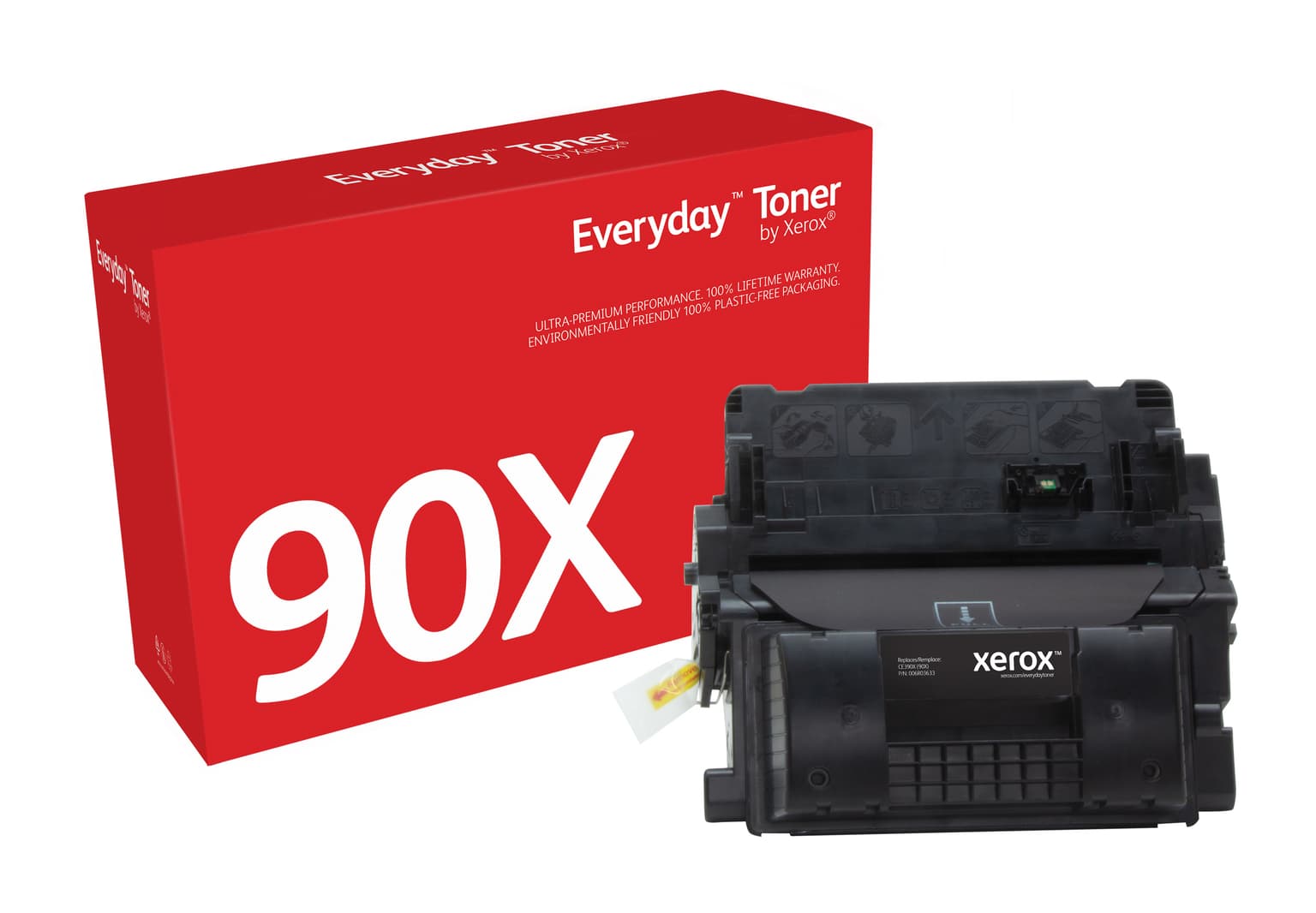 Everyday™ Black Toner by Xerox compatible with HP 90X (CE390X), High capacity