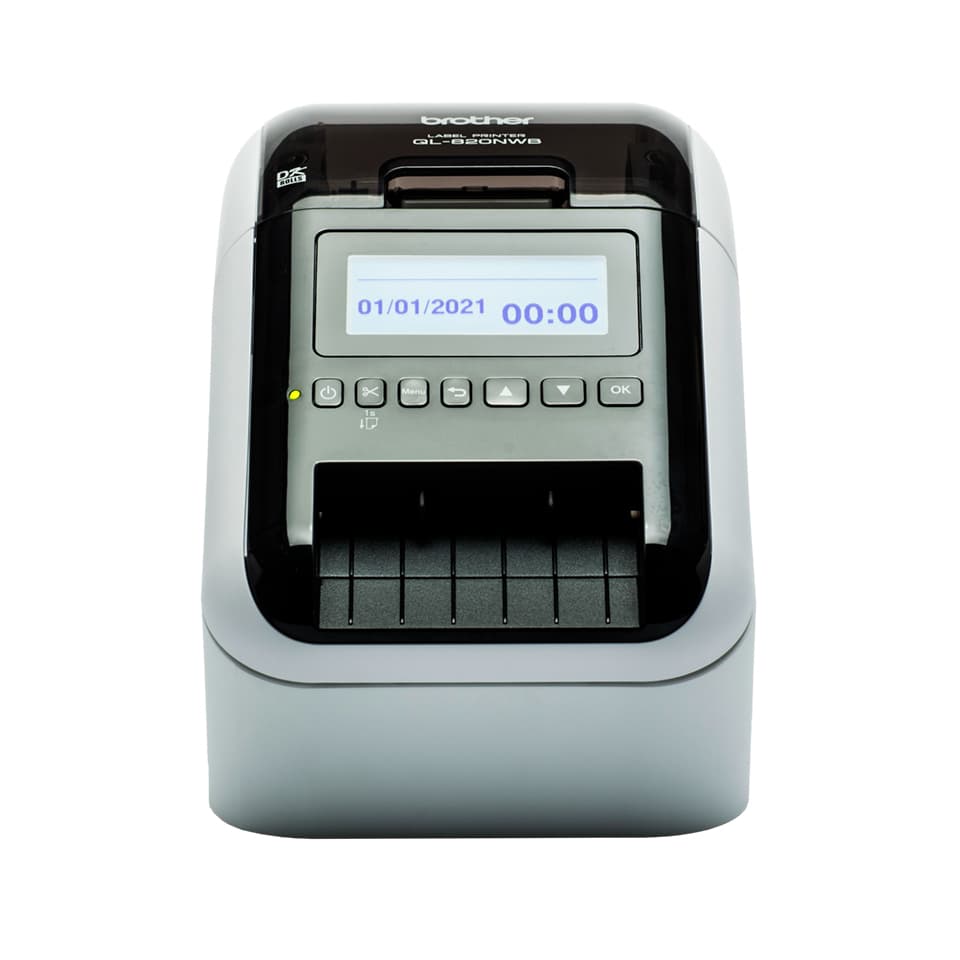 Brother QL-820NWBCVM label printer Direct thermal Colour 300 x 600 DPI 176 mm/sec Wired & Wireless Ethernet LAN DK Wi-Fi Bluetooth