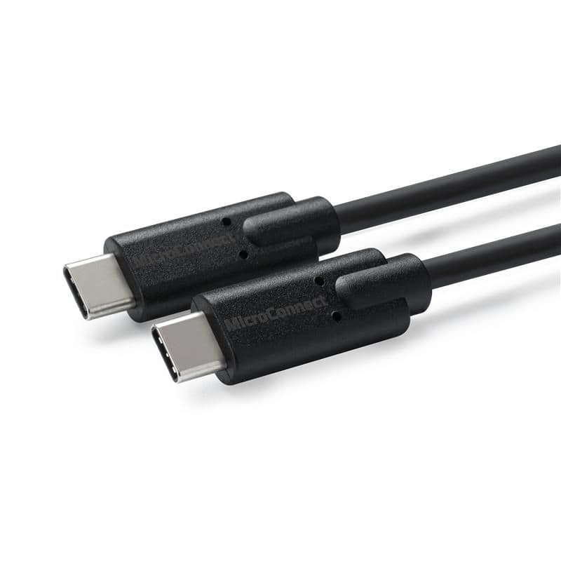 Microconnect USB3.2CC1.5 USB cable USB 3.2 Gen 2x2 1.5 m USB C 100 W Black