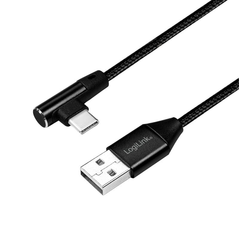 LogiLink CU0137 USB cable USB 2.0 0.3 m USB A USB C 0.48 Gbit/s Black
