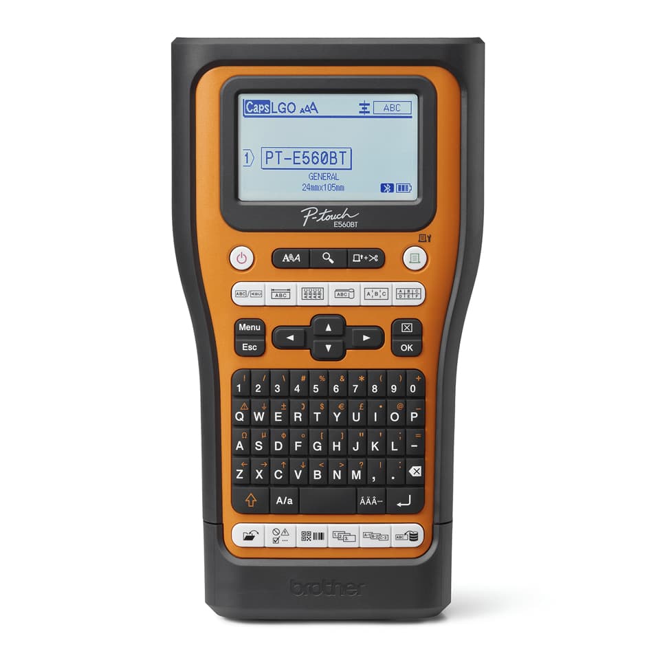 Brother PT-E560BTSP label printer Thermal transfer 180 x 180 DPI 30 mm/sec Wired & Wireless HSE/TZe Bluetooth QWERTZ