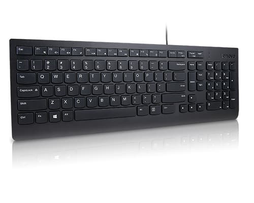 Lenovo Essential keyboard Universal USB Czech, Slovakian Black