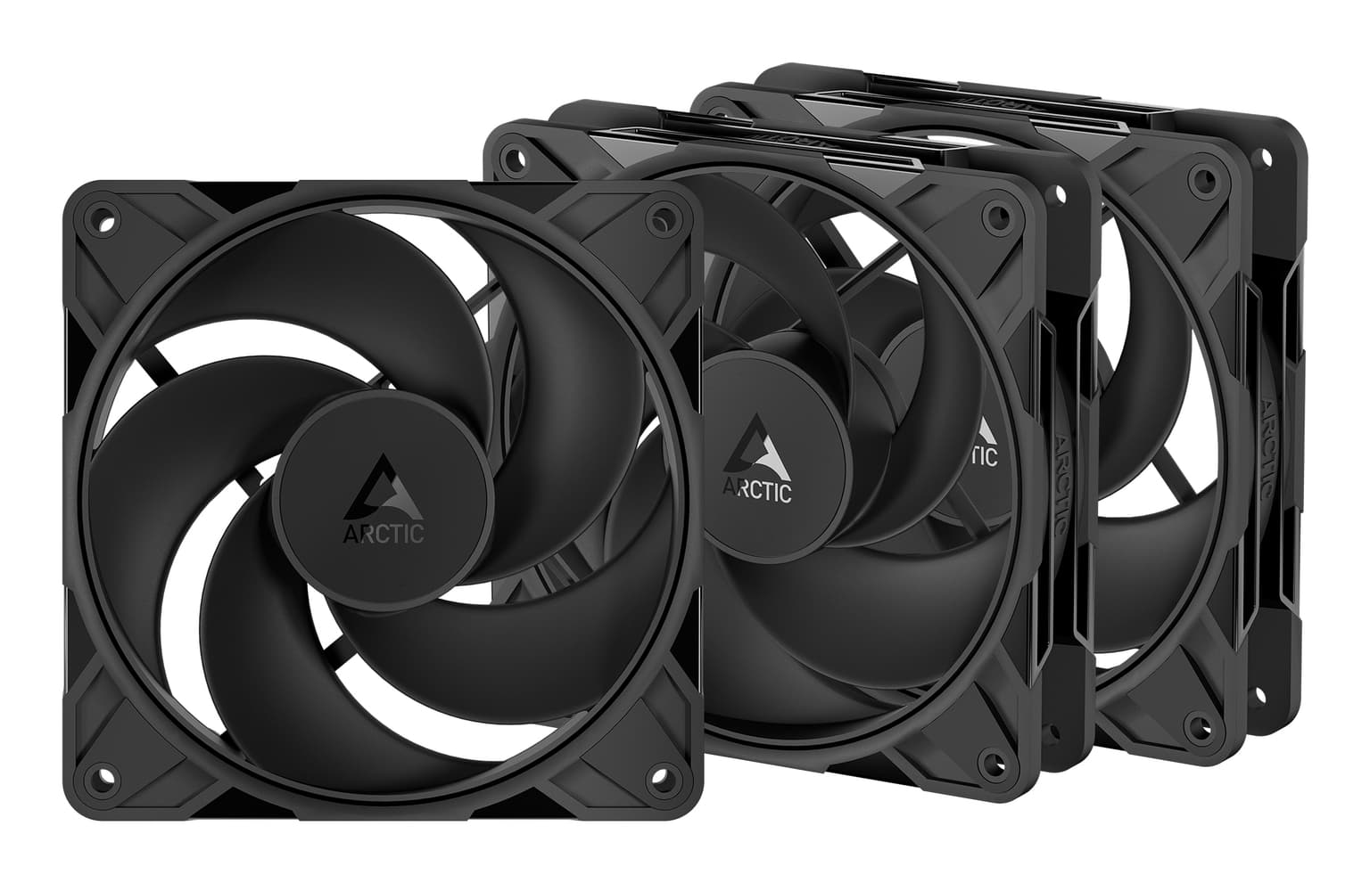 ARCTIC Freezer P14 Pro Reverse - 3 Pack - 140 mm A-RGB PWM Fan with Cable Splitter