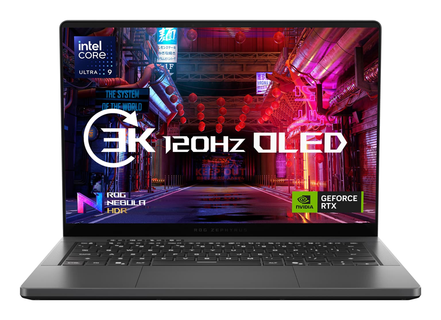 ASUS ROG Zephyrus G14 GU405AW-SY018W Intel Core Ultra 9 386H Laptop 35.6 cm (14") 3K 32 GB LPDDR5x-SDRAM 1 TB SSD NVIDIA GeForce RTX 5080 Wi-Fi 7 (802.11be) Windows 11 Home Grey