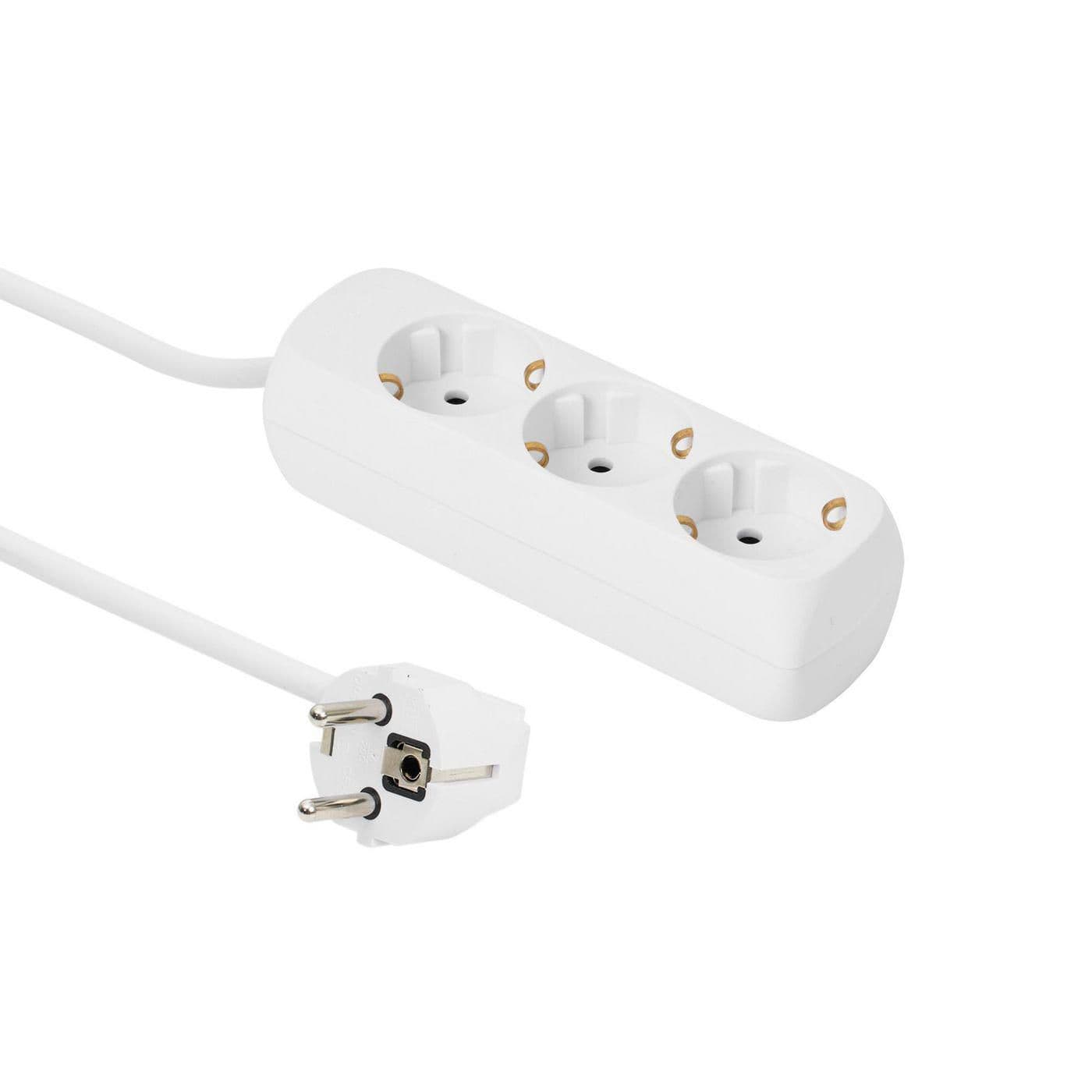 Microconnect GRU0033W power extension 3 m 3 AC outlet(s) Indoor White