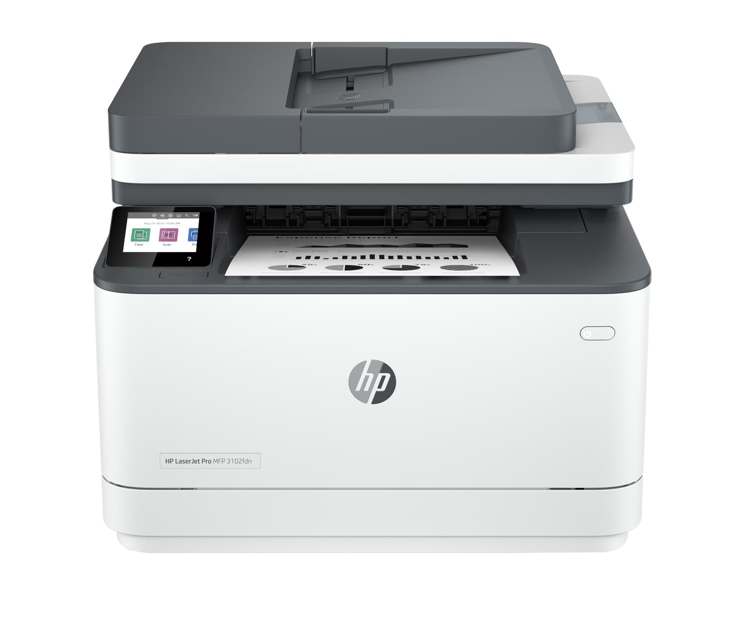 HP LaserJet Pro 3102fdn Multifunction Black and white Printer, Ethernet Only; Copier, Scanner