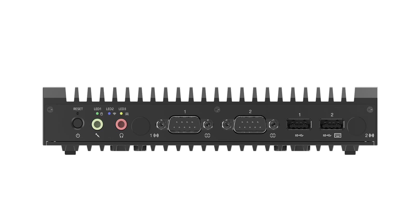 Lenovo ThinkEdge SE10 Intel Atom® x6425RE 8 GB DDR4-SDRAM 256 GB SSD Windows 11 IoT Enterprise Mini PC Black