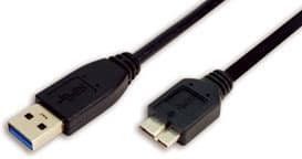 LogiLink 3m USB 3.0 USB cable USB 3.2 Gen 1 (3.1 Gen 1) USB A Micro-USB B 5 Gbit/s Black