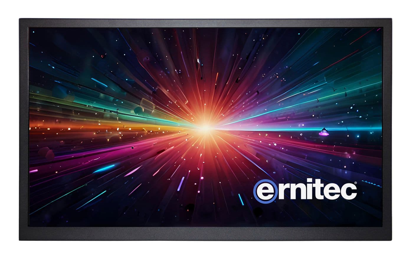 Ernitec 32 Surveillance monitor for 24/7 Use, 4K, 1 x HDMI 2.0, 1 x VGA, 1 x BNC out, 2 x BNC IN, 2 x Speakers - Water and Vandal proof computer monitor 81.3 cm (32") 3840 x 2160 pixels 4K Ultra HD LCD Black